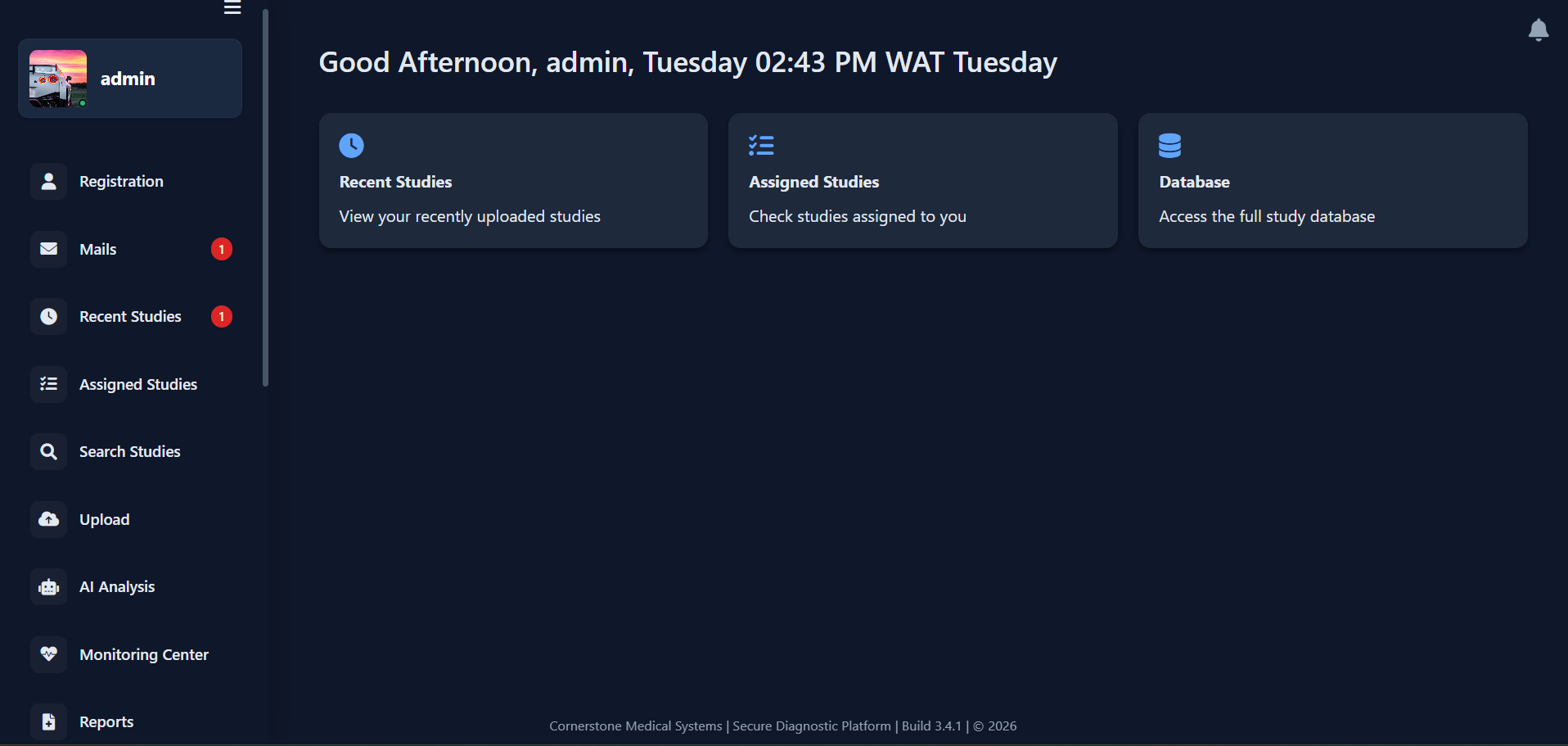 Dashboard Screenshot